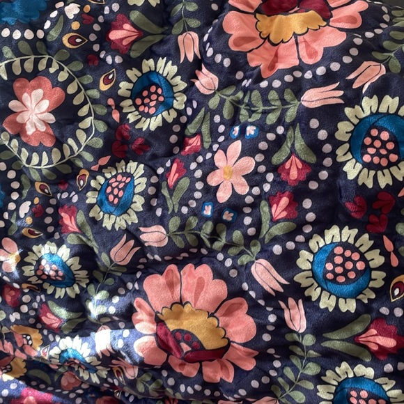 Wayfair velvety king sized comforter and king shams floral deco boho 3 piece set - Picture 4 of 8